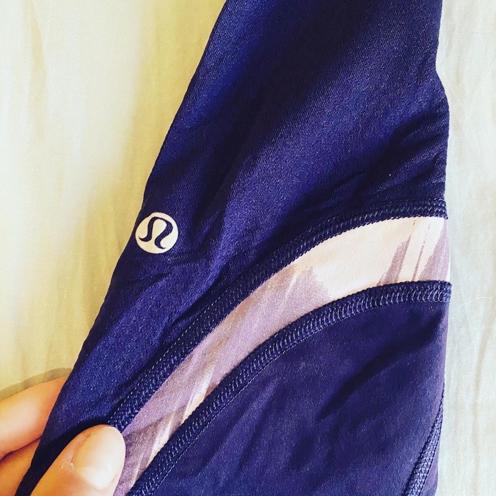 Purple Lululemon Capri Leggings!